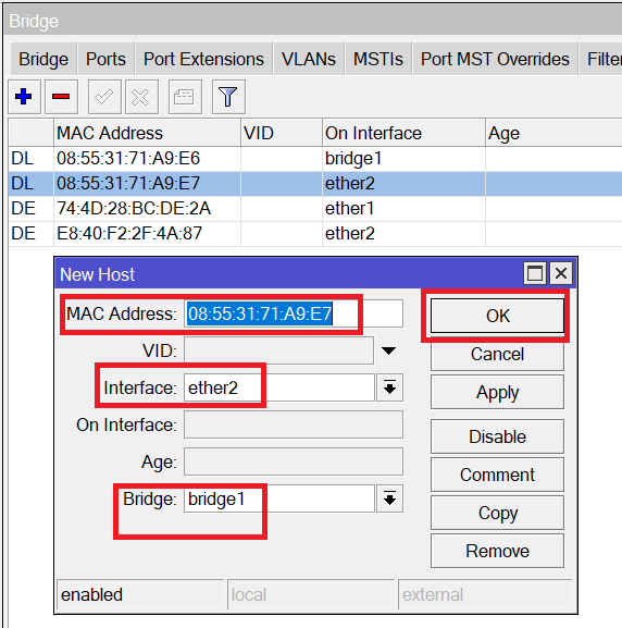 Understand the Host Table in the MikroTik Switch - NetworkTik